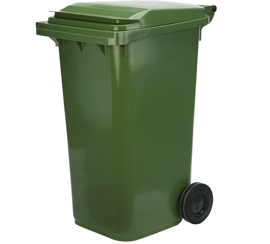 240lt waste bin