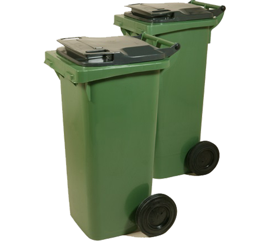 80lt low/high waste bins