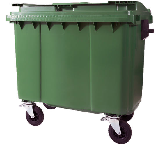 660ltr waste containers