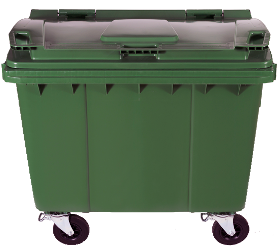 660ltr waste containers