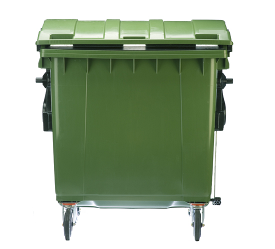 1100ltr roll top waste container